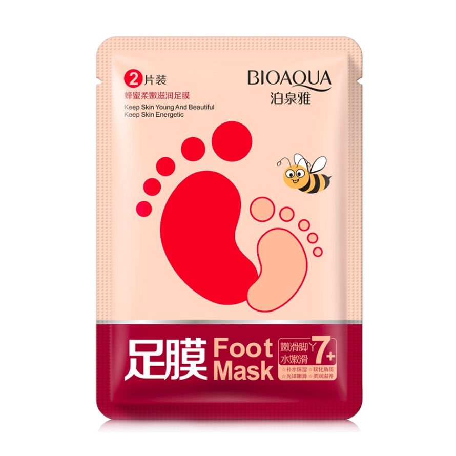 Маска-шкарпетки для ніг Bioaqua Foot Mask з медом, 35 г