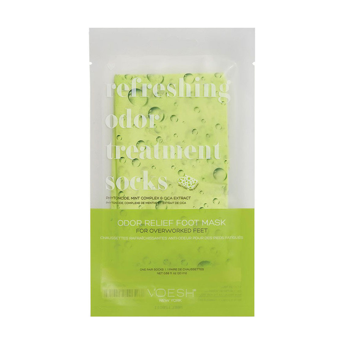 Освіжальна маска-шкарпетки для ніг VOESH Refreshing Odor Treatment Socks Odor Relief Foot Mask, 20 мл
